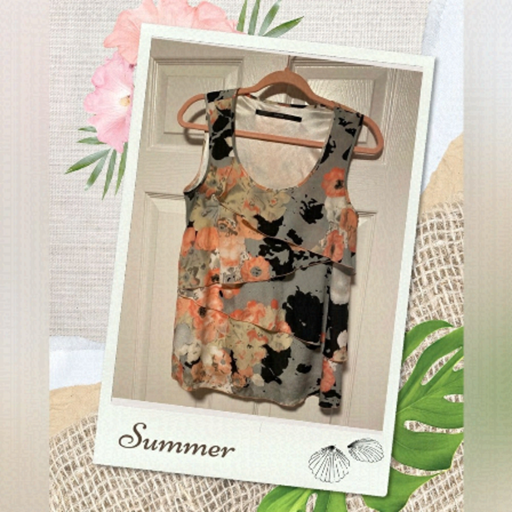 🛍️ Kenzie tank, with layered detail in front